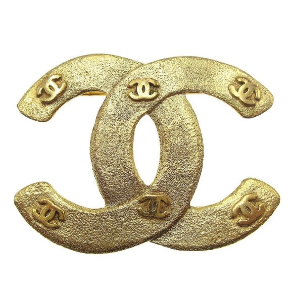 Chanel CC Brooch Pin Gold 1264/29 68359 - Picture 1 of 5